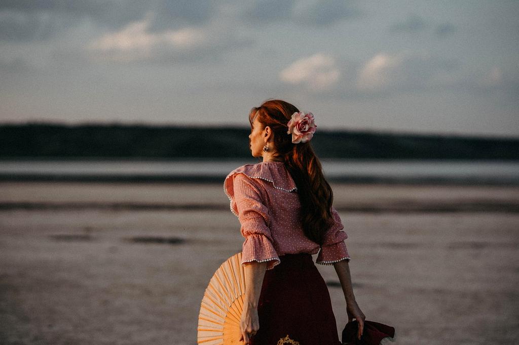Traveler learning traditional dance in Southeast Asia