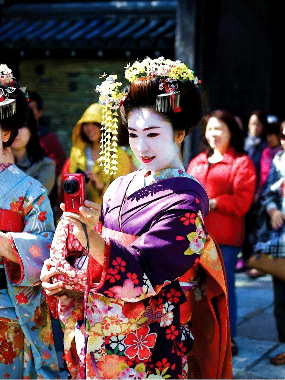 Travelers exploring famous destinations with cultural landmarks