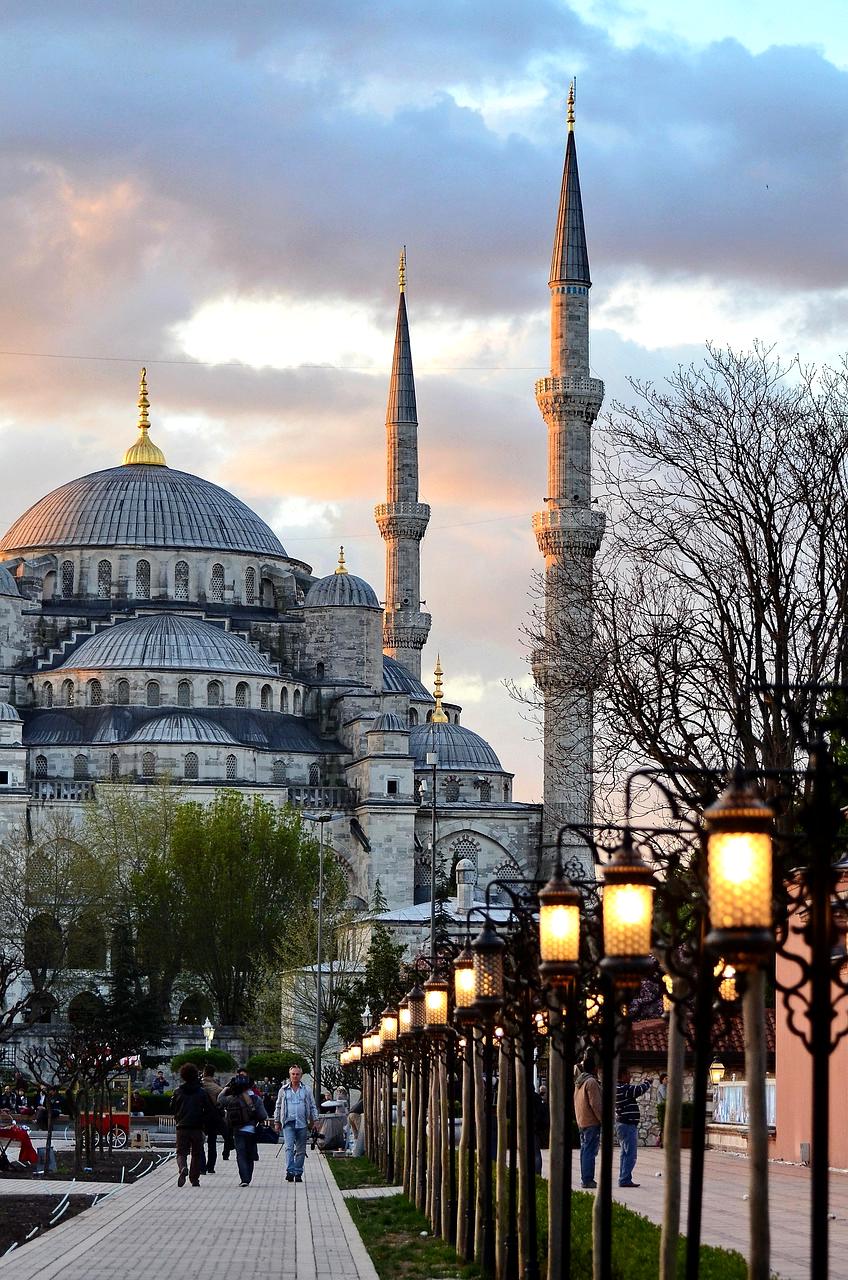 Colorful streets and traditional attire in Morocco