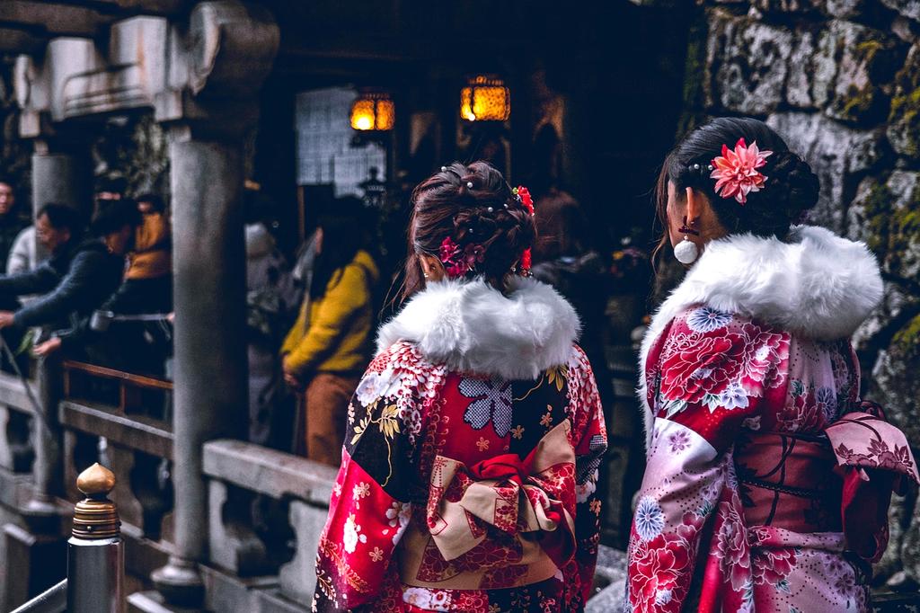 Illustration of global cultural icons representing diverse customs and traditions